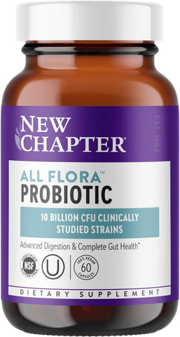 New Chapter ALL-FLORA PROBIOTIC 60 Vegan Capsules