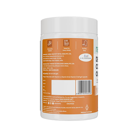 Neuherbs Deep Sea Cod Liver Oil Omega 3 100 Softgels