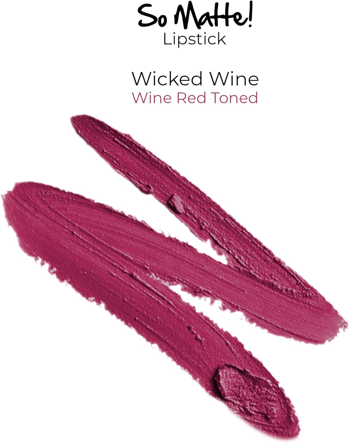 Nykaa So Matte! Lipstick Wicked Wine 07 - Colour Cosmetics - Image 2