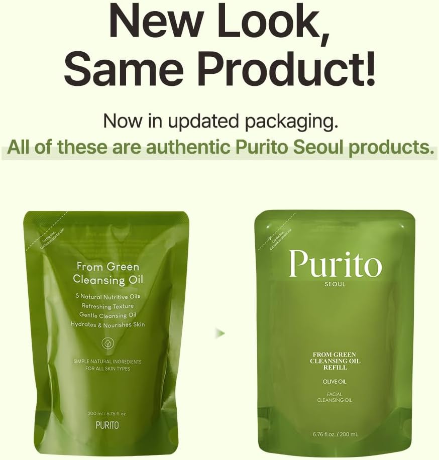 Purito From Green Cleansing Oil Refill - Face Cleanser, 200ML - Image 3