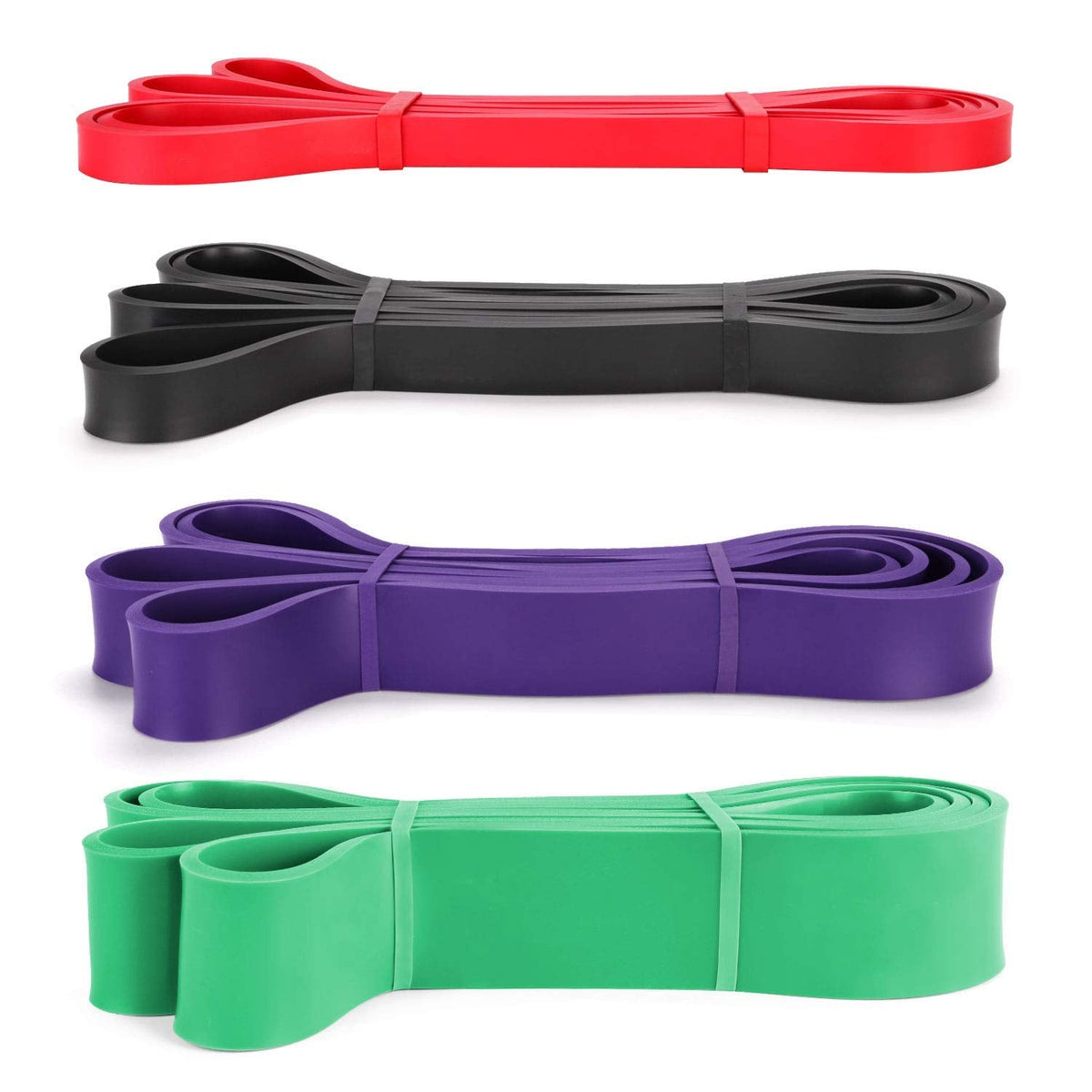 Burnlab Resistance Band, Use for Pull Up Assist Set of 4