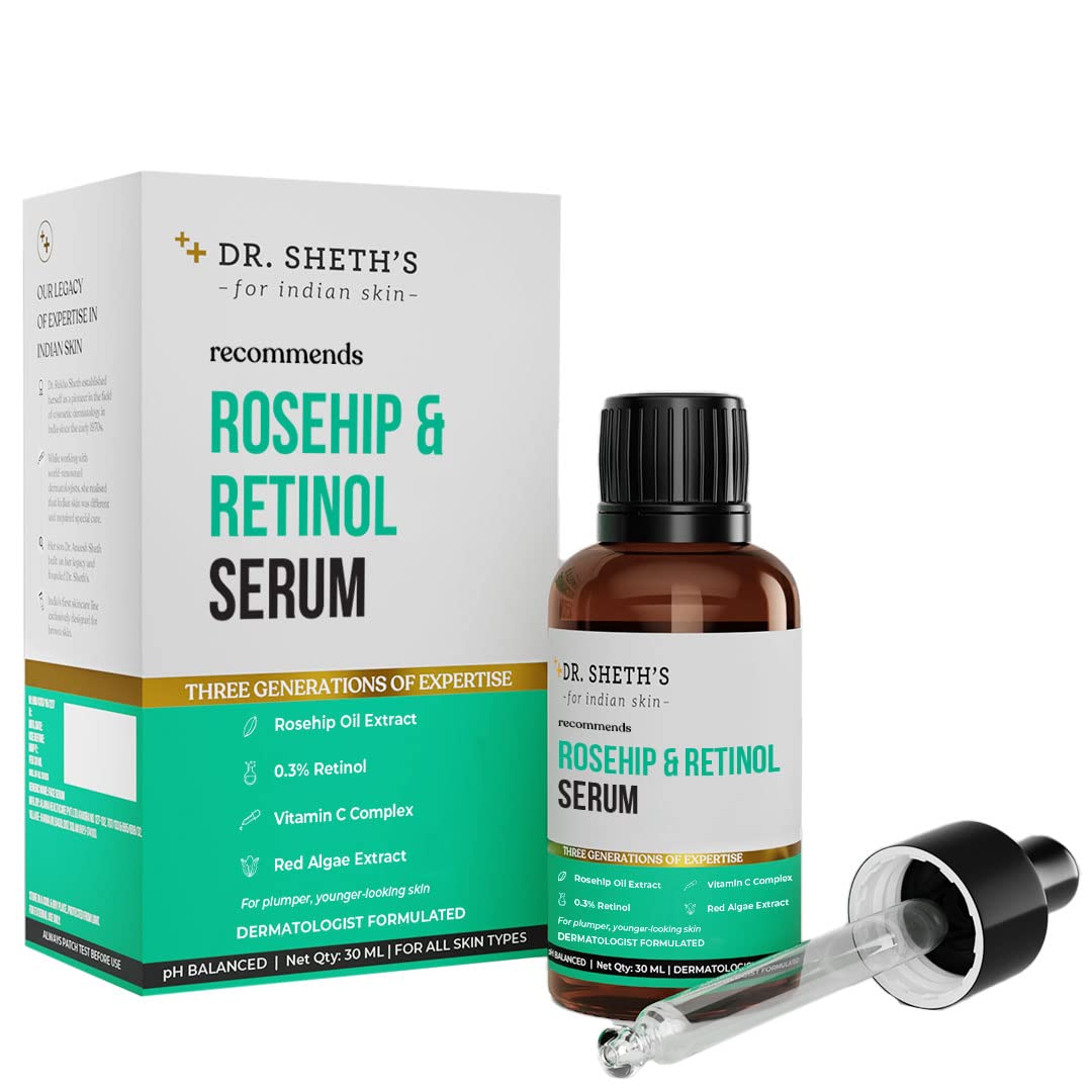 Dr. Sheth's Rosehip & Retinol Face Serum - 30ml