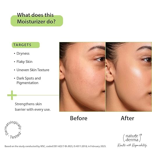 Nature Derma Face Moisturiser, Biome-Boost Hydrate, 50ml - Image 4