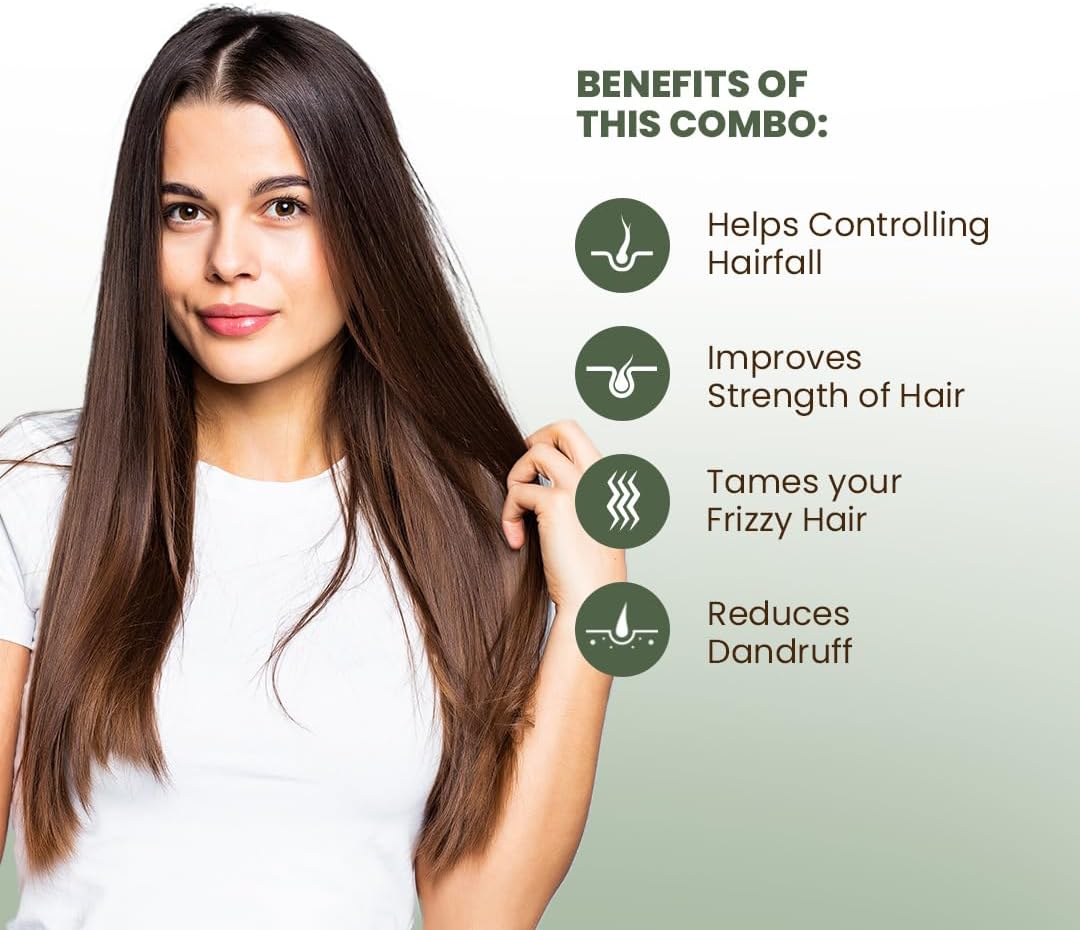 ReyNaturals Complete Hair Care Kit - Castor, Coconut, Almond, Rosemary, Tea Tree Oils - Combo Pack - Image 3