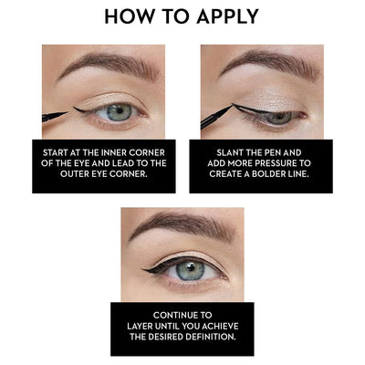 Sugar Cosmetics Waterproof Eyeliner - 01 I'll Be Black, 1.2g - Image 6