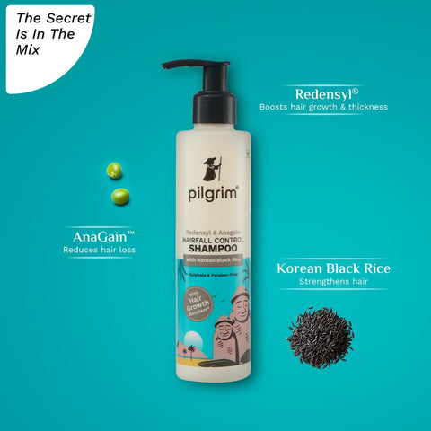 Pilgrim Redensyl & Anagain Hair Fall Control Shampoo 200 ml