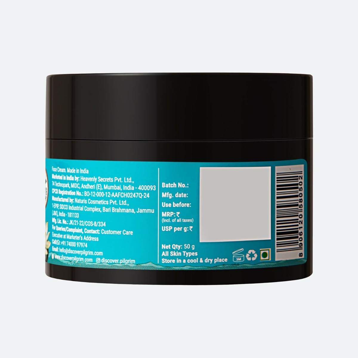 Pilgrim Retinol Night Cream with Vitamin C & Hyaluronic Acid - 50g - Image 8