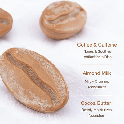 mCaffeine Cream Coffee Bathing Bar - Body Care, 100g - Image 3