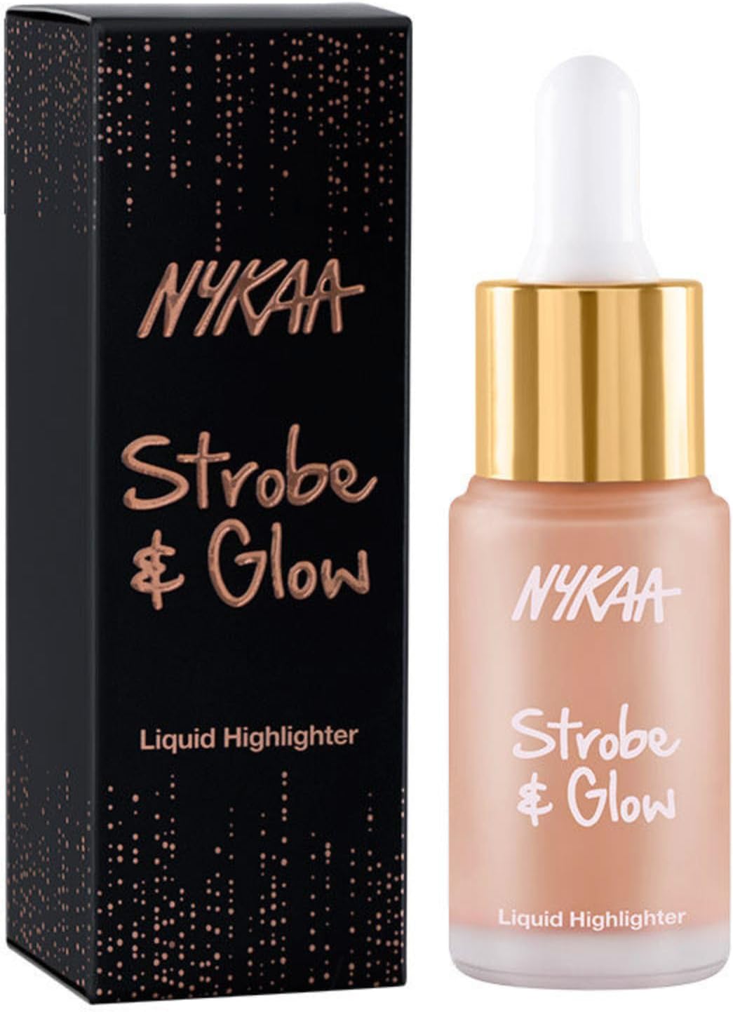 Nykaa Strobe & Glow Liquid Highlighter - Blushed Moonlight, 30ml - Image 5