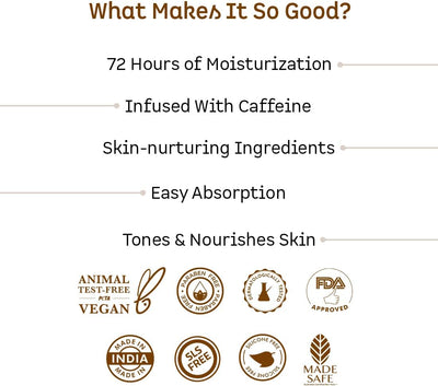 mCaffeine Choco Body Butter - Intense Moisturization, Cocoa Butter - 250g - Image 5
