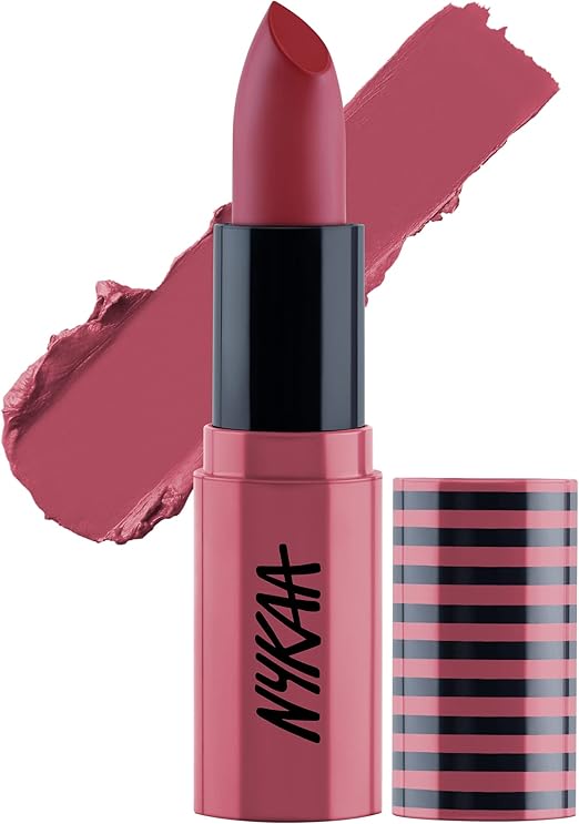 Nykaa So Creme! Creamy Matte Lipstick Walk the Walk - Rich Colour Lip Cosmetics, 1 Piece