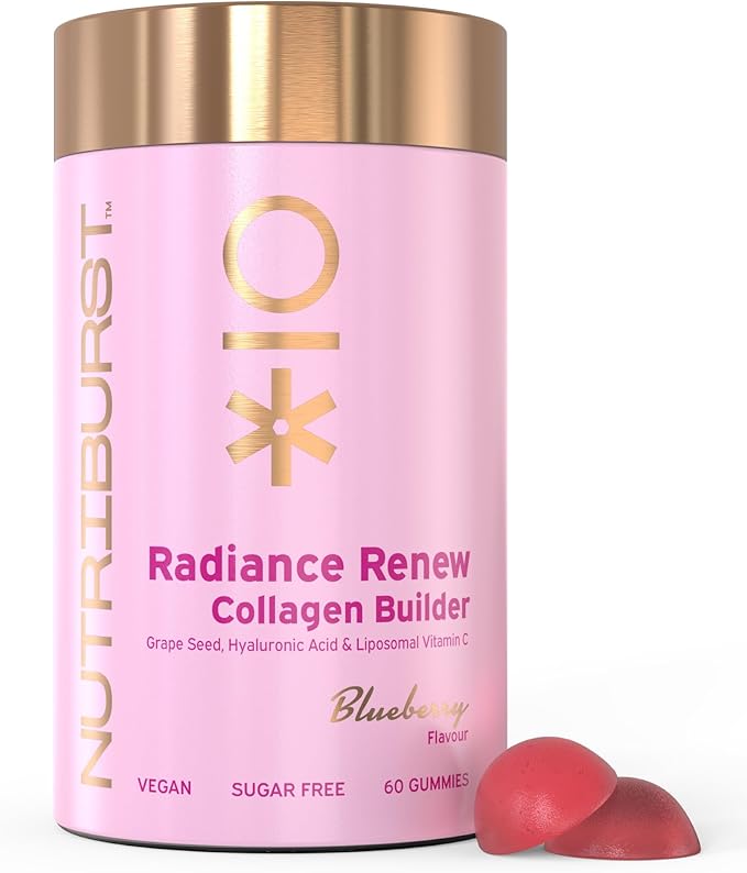 Nutriburst NutriBurst Collagen Revive Gummies, Blueberry Flavour - 60 Gummies