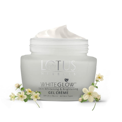 Lotus Herbal Whiteglow Skin Whitening & Brightening Gel Creme Spf-25 I Pa 60 Gms