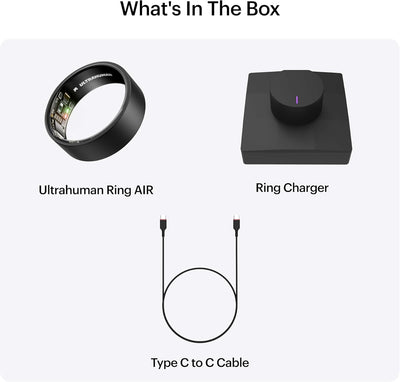 Ultrahuman Ring AIR - Smart Health Tracker, Matt Grey, Size 13 - Image 8