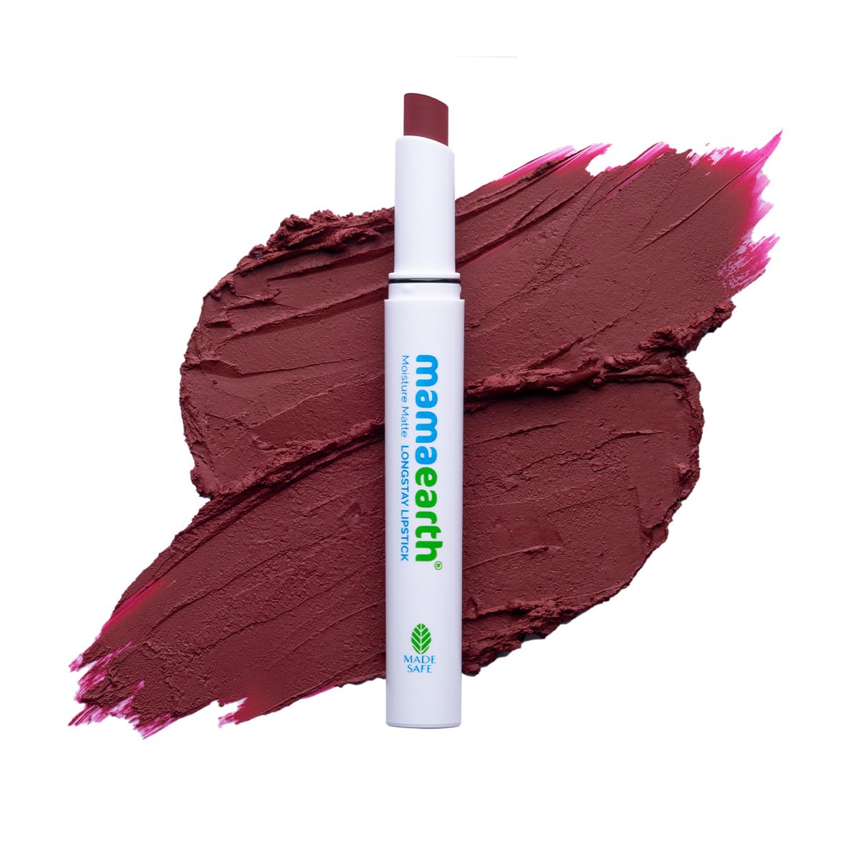 Mamaearth Moisture Matte Longstay Lipstick with Avocado Oil & Vitamin E - Plum Punch, 2g
