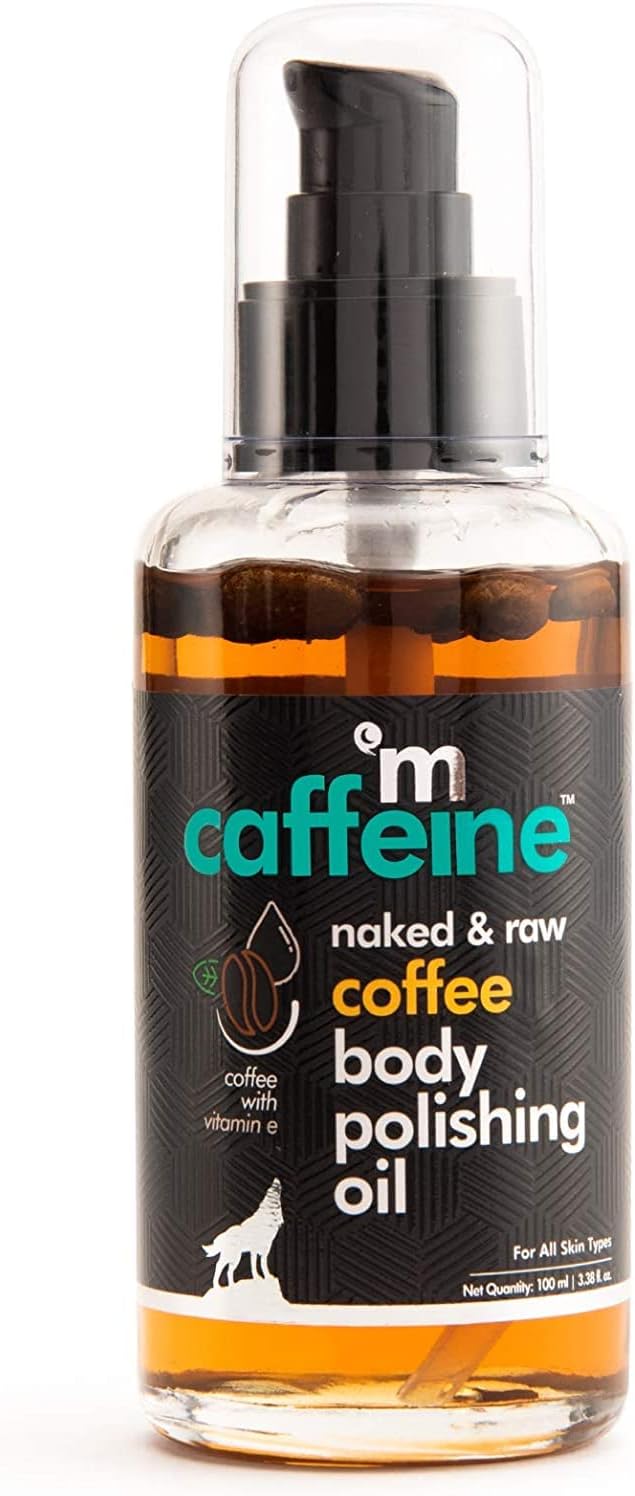 mCaffeine Coffee Body Polishing Oil with Vitamin E - 100 ml