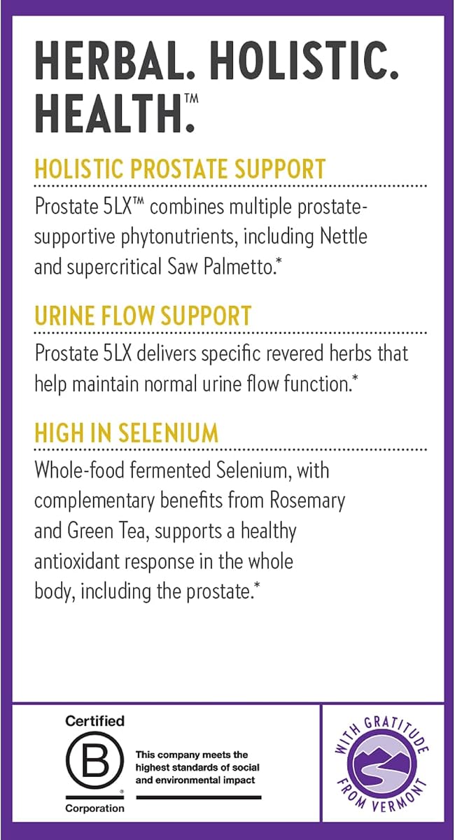 New Chapter Prostate Support - Prostate 5LX with Saw Palmetto, 120 Capsules - Image 8