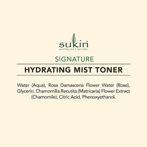 Sukin Hydrating Mist Toner, 125 Ml