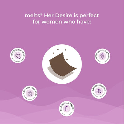 Wellbeing Nutrition Melts Her Desire Herbal & Ayurvedic Oral Strips - 30 Strips - Image 5