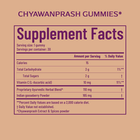 Panchamrit 100% Natural Chyawanprash Gummies - 30 Gummies(Pack of 3) | Boosts Immunity & Energy Levels along with Anti-ageing benefits | With 18+ Ayurvedic herbs & Vitamin C rich Amla For Kids & Adult
