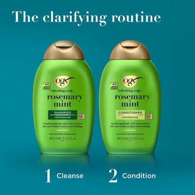OGX Rosemary Mint Shampoo - Clarifying & Sulfate-Free - 385ml - Image 7