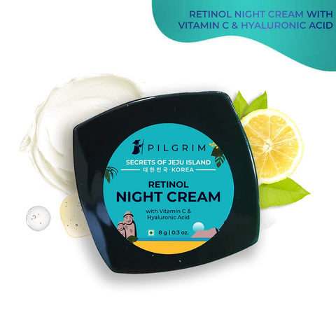 PILGRIM Retinol Night Cream with Vitamin C & Hyaluronic Acid