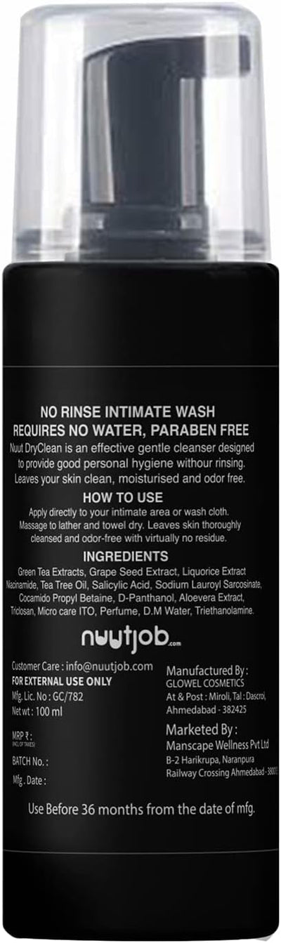 Nuutjob Nuut Clean No Rinse Intimate Wash - 100 ml - Image 2
