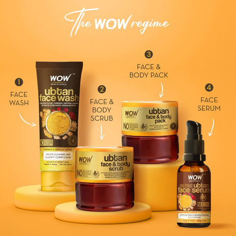 Wow Skin Science Ubtan Face & body Scrub 200ml