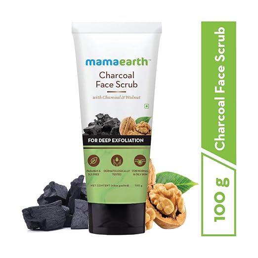 Mamaearth Charcoal Face Scrub - Masks & Exfoliators, 100 ml - Image 2