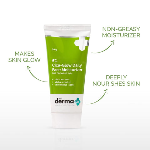 THE DERMA CO 5% Cica-Glow Daily Face Moisturizer 50ml