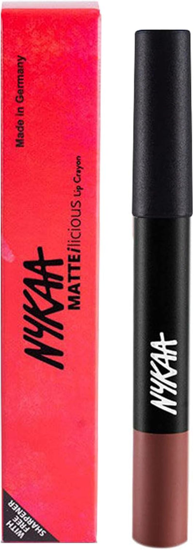 Nykaa Matteilicious Lip Crayon - Next Level Nude 04 - Image 4
