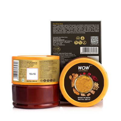 Wow Skin Science Ubtan Face & Body Scrub - Exfoliating Mask, 200ml - Image 8