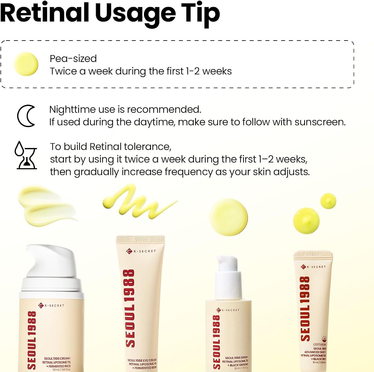 K-SECRET SEOUL 1988 Retinal Eye Cream - Advanced Retinal Liposome 4% & Fermented Bean - 30ml - Image 6