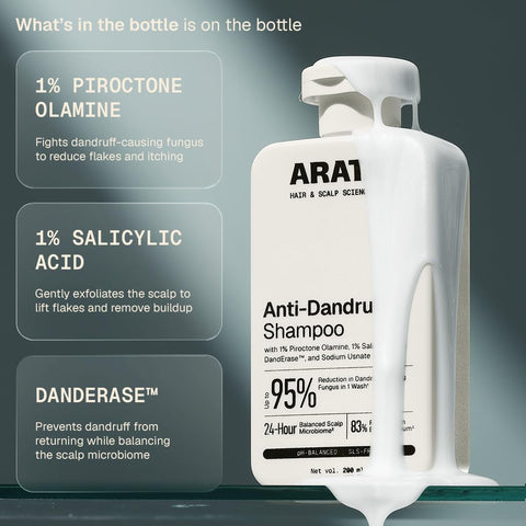 Arata Anti Dandruff Shampoo For Normal To Oily Hair (200 Ml)