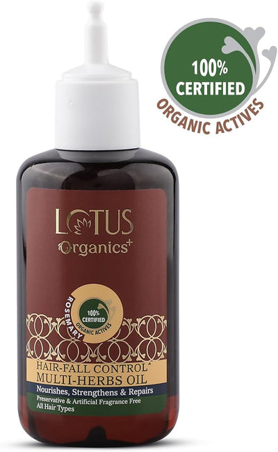 Lotus Organics+ Hair Fall Control Multi-Herbs Oil - 200ml - Image 2