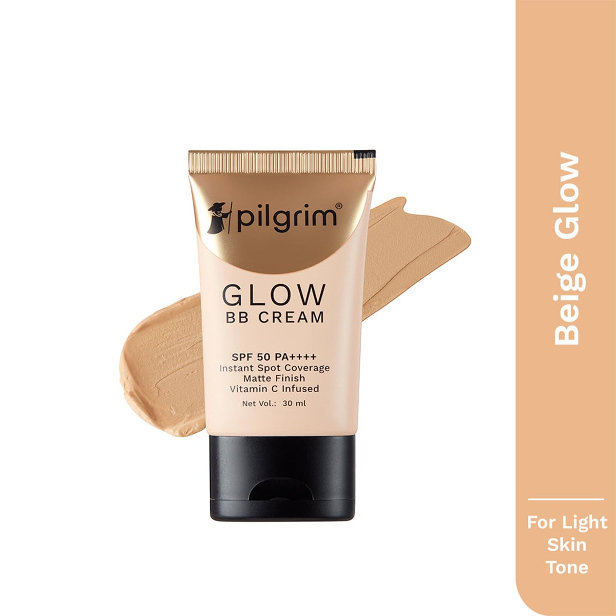 Pilgrim 3-In-1 BB Cream SPF 50 PA++++ with Niacinamide, Hyaluronic Acid & Vitamin C - 30g - Image 2