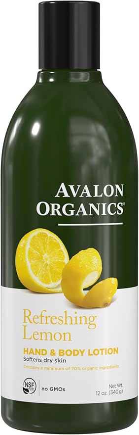 Avalon Organics Hand & Body Lotion - Refreshing Lemon, 354ml 12oz