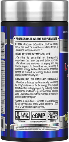 Allmax Nutrition L-Carnitine Tartrate 120Cap
