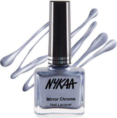 Nykaa Mirror Chrome Nail Lacquer- Blonde Gold - Shade No - 164