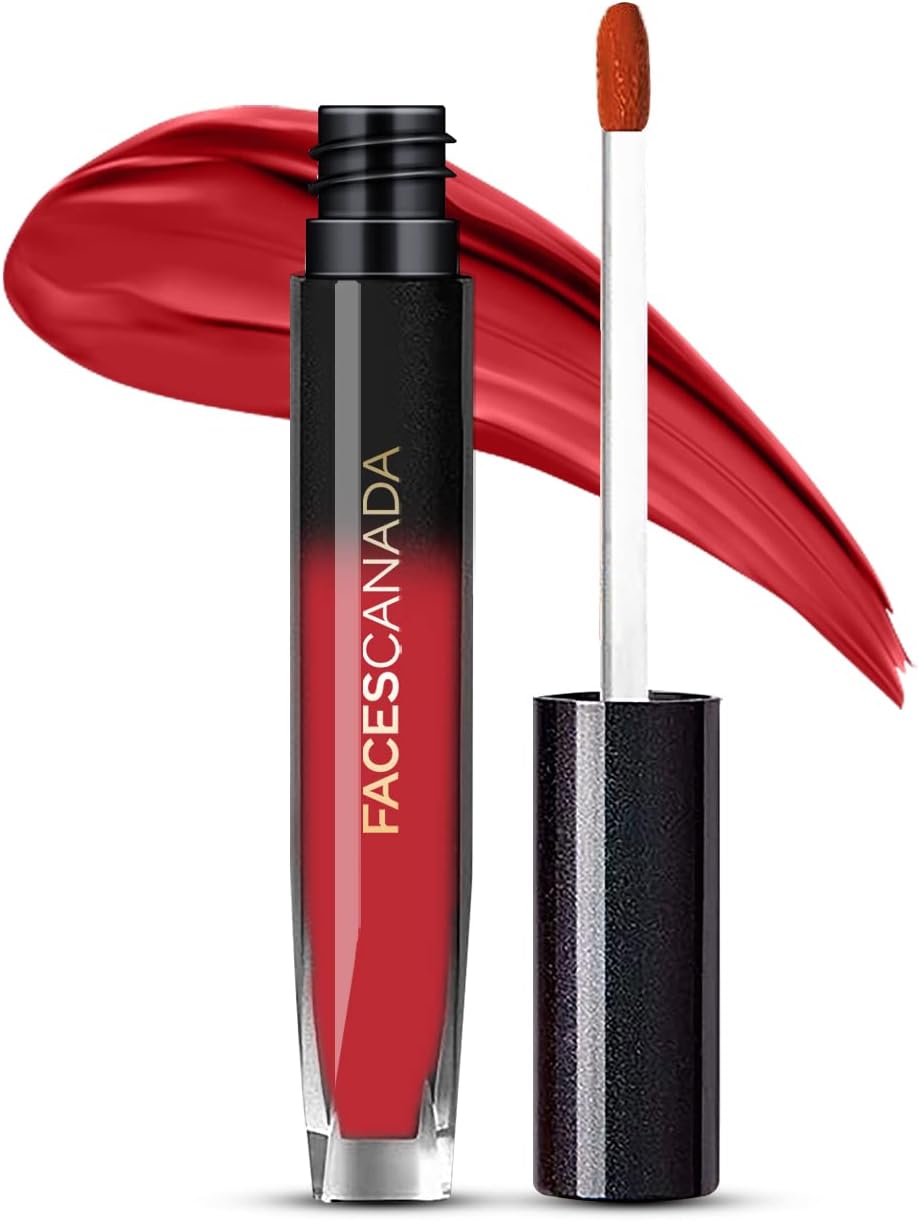 Faces Canada Comfy Silk Liquid Lip Color - Zealous Red Shade 10