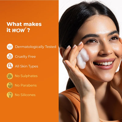 Wow Vitamin C Face Wash - 100ml - Image 4