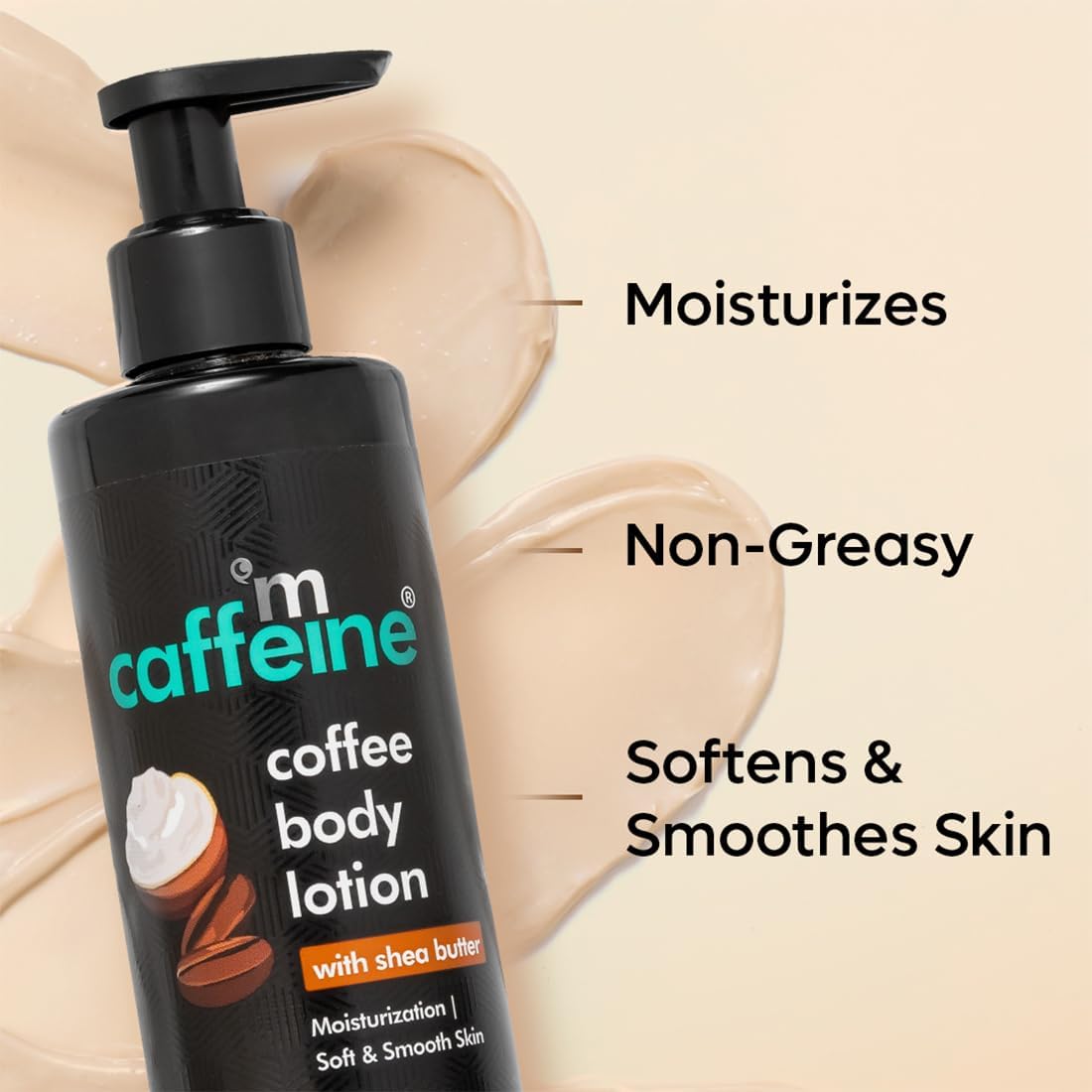 mCaffeine Coffee Body Lotion - Hydrating & Nourishing - 250ml - Image 2