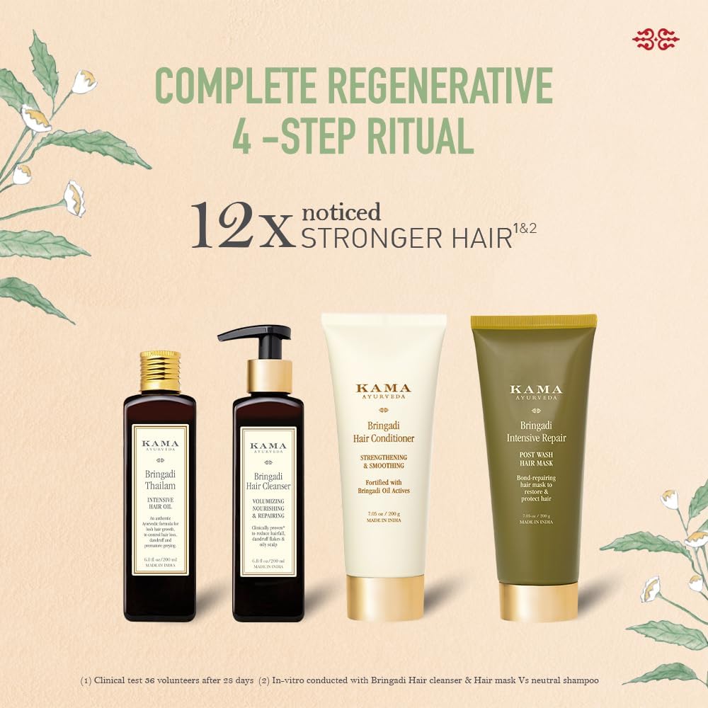 Kama Ayurveda Bringadi Intensive Hair Treatment Oil, 100ml - Image 8