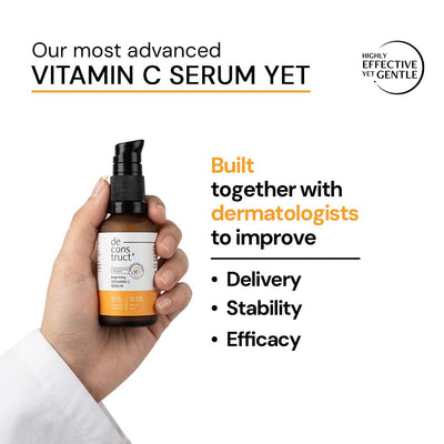 Deconstruct Vitamin C Face Serum - 10% Vitamin C + 0.5% Ferulic Acid - 30ml - Image 2