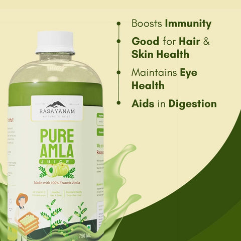 Rasayanam Pure Amla Juice 750 ML