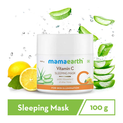 Mamaearth Vitamin C sleeping mask 100gm