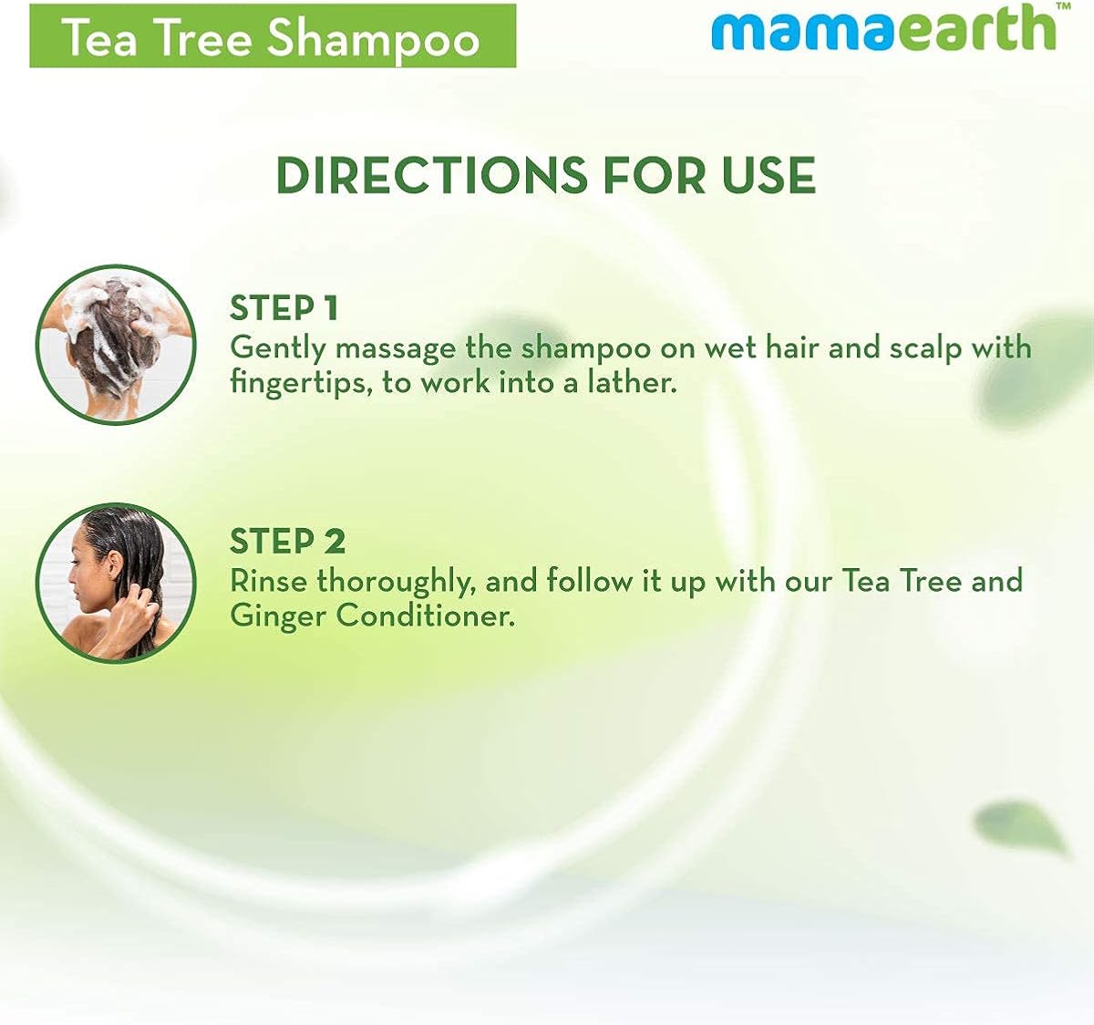 Mamaearth Tea Tree Anti-Dandruff Shampoo with Ginger Oil - 250ml - Image 7