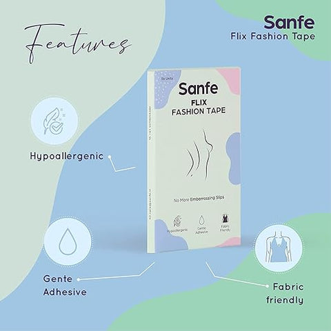 شريط سانفي فليكس للأزياء والأقمشة، 36 قطعة مزدوجة الجوانب