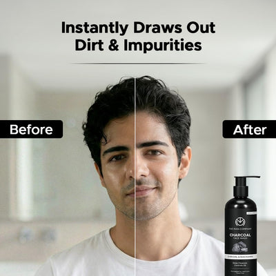 The Man Company Face Wash - Charcoal, Ylang Ylang & Argan, 100ml - Image 4