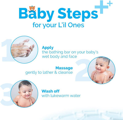 Mamaearth Baby DermaSoft Bathing Bar - SensiCareComplex™, 75g - Image 7